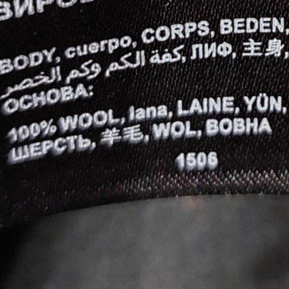 💋UBER GORGE!💋 Y2K BEBE 100% Wool Felt Wide Brimmed Fedora Hat in Black - Picture 10 of 10